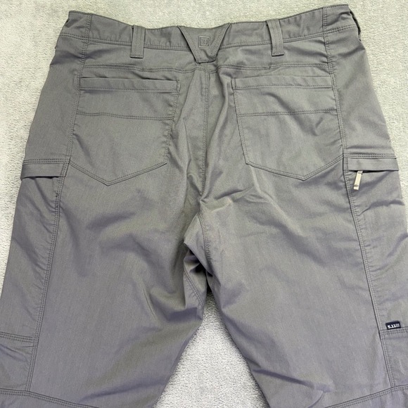 5.11 Tactical Other - 5.11 Tactical Men's Pants Gray Size 40x32 Cargo Pockets Zip Fly Work Casual